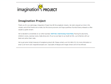 Tablet Screenshot of imaginationproject.com